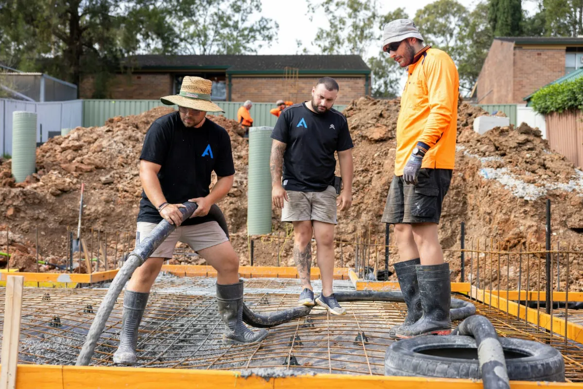 Concrete crack repair and resurfacing